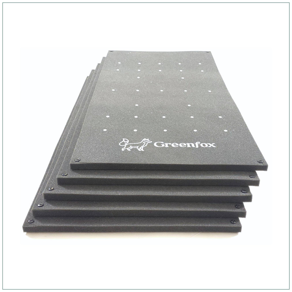 Greenfox Pro-Putt Advanced Puttingmatte, 500 cm, anthrazit-weiß, Material: Schaumstoff, Aufnahme 3