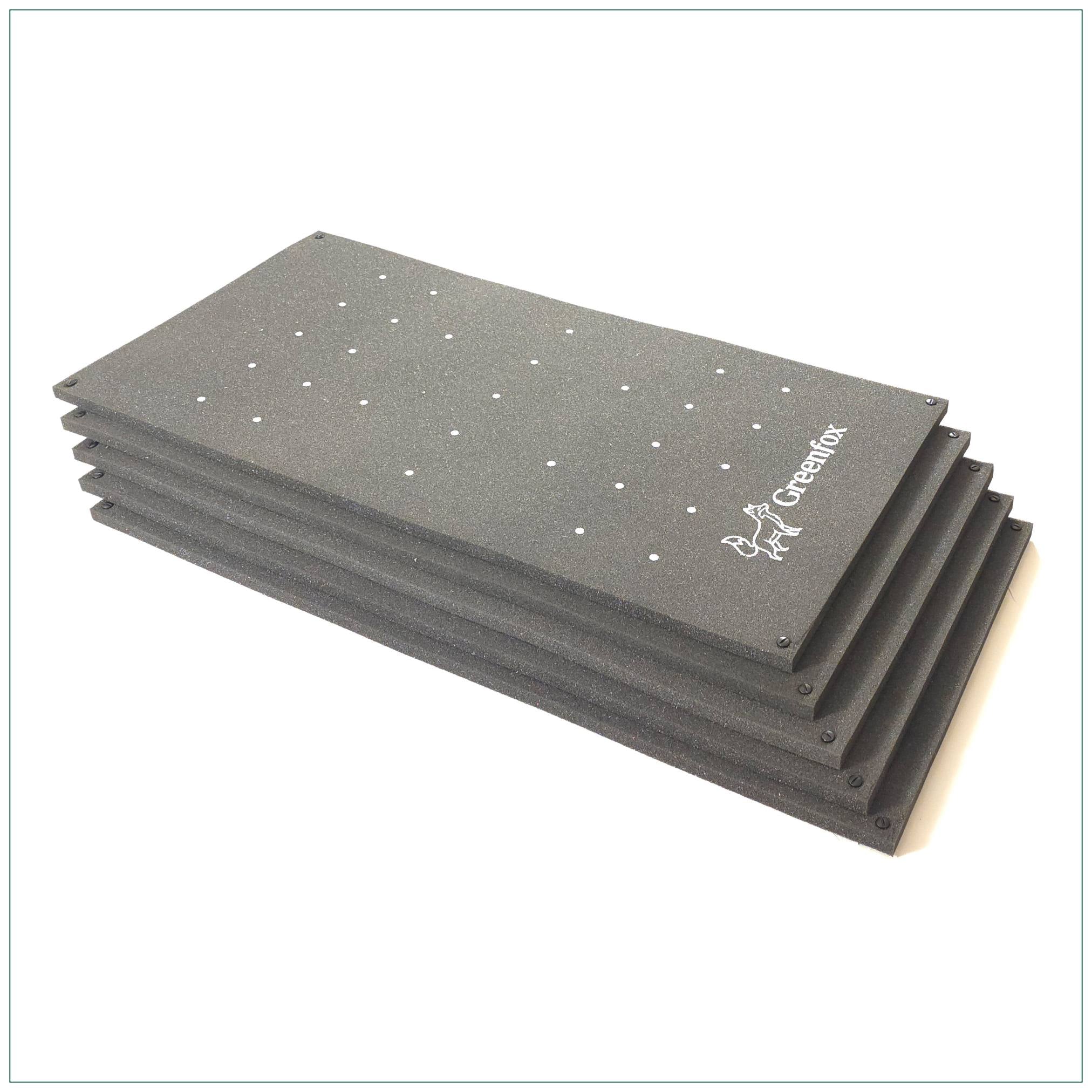 Greenfox Pro-Putt Advanced Puttingmatte, 500 cm, anthrazit-weiß, Material: Schaumstoff, Aufnahme 6