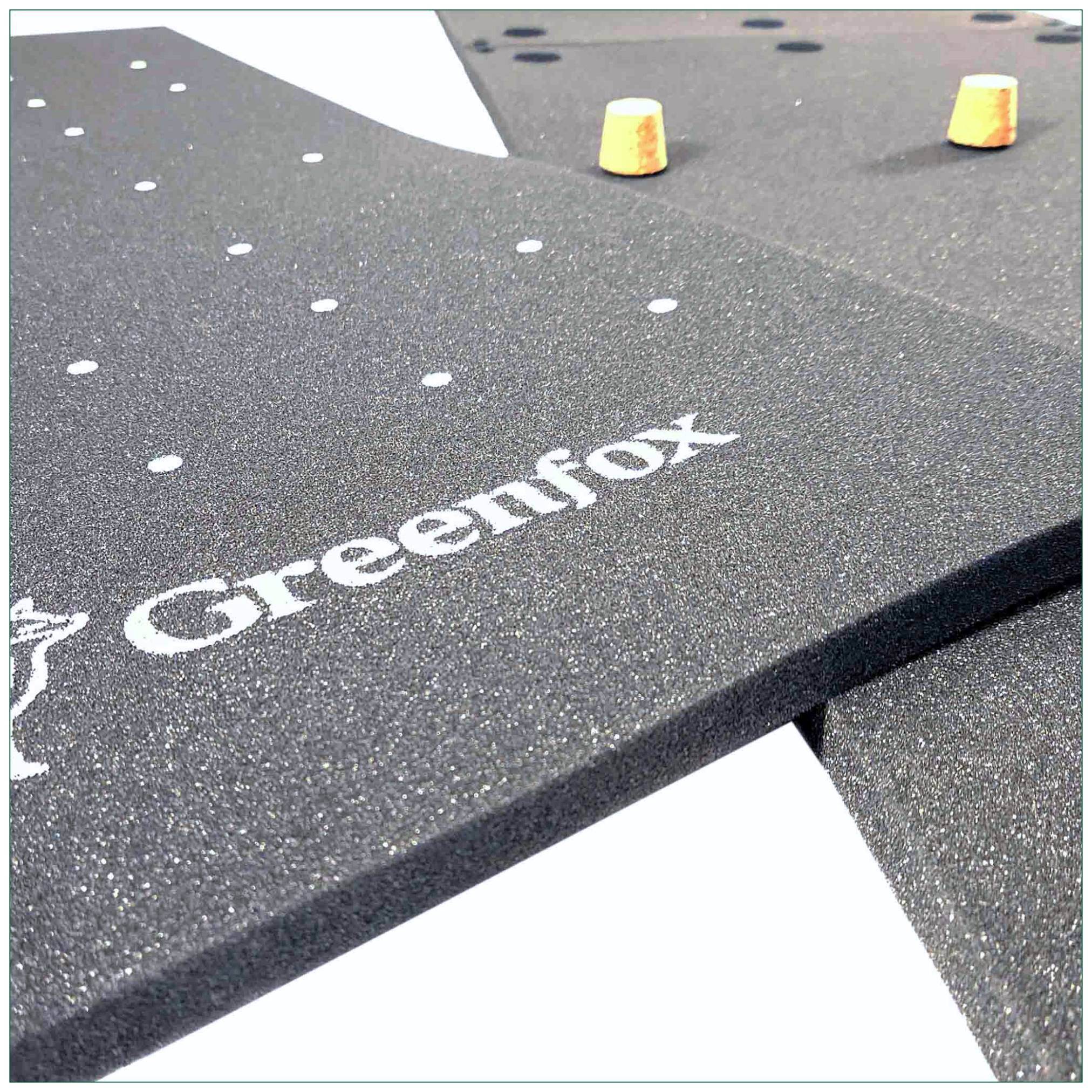 Greenfox Pro-Putt Advanced Puttingmatte, 500 cm, anthrazit-weiß, Material: Schaumstoff, Aufnahme 4