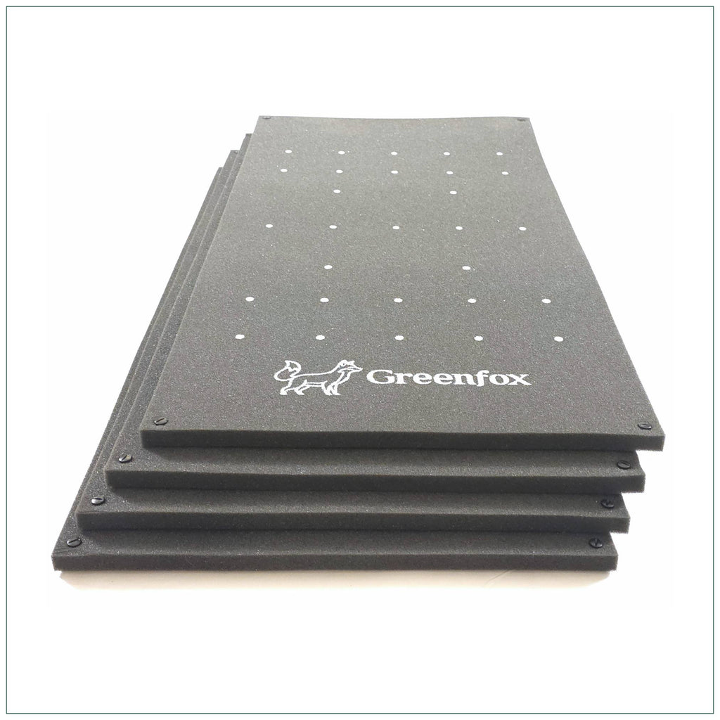 Greenfox Pro-Putt Competition Puttingmatte, 400 cm, anthrazit-weiß, Material: Schaumstoff, Aufnahme 3
