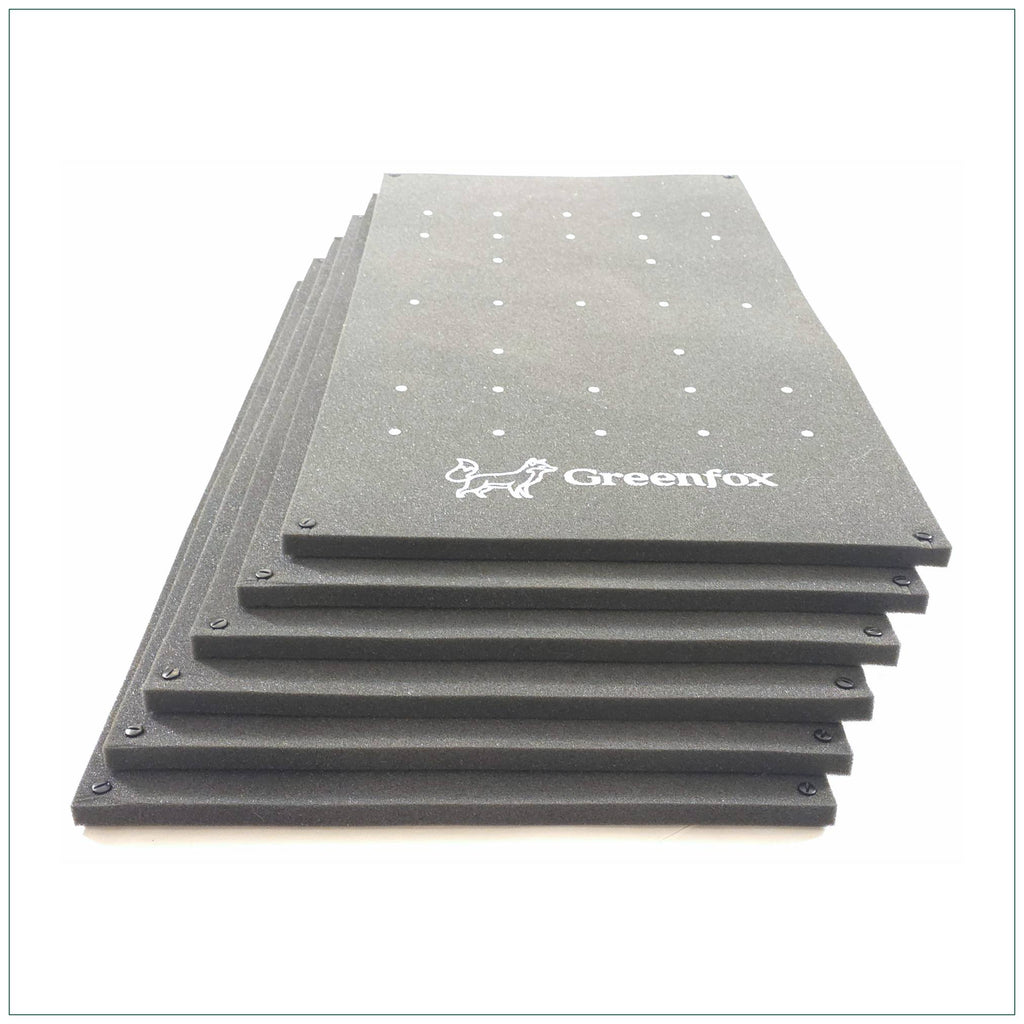 Greenfox Pro-Putt Premium Puttingmatte, 600 cm, anthrazit-weiß, Material: Schaumstoff, Aufnahme 2