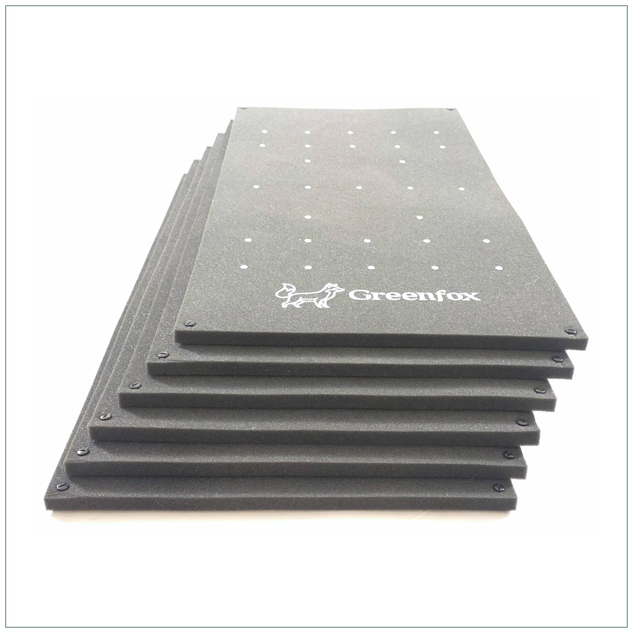 Greenfox Pro-Putt Premium Puttingmatte, 600 cm, anthrazit-weiß, Material: Schaumstoff, Aufnahme 2