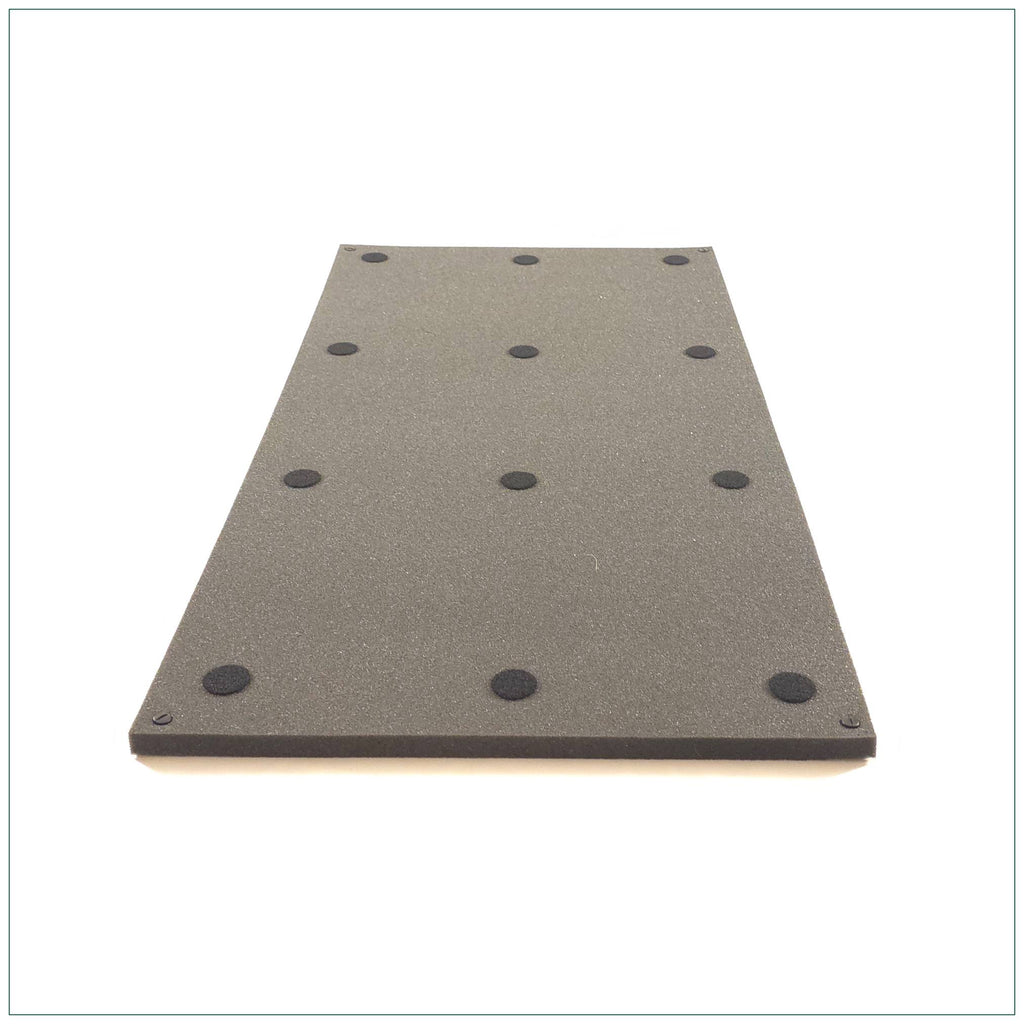 Greenfox Pro-Putt Single Puttingmatte, 100 cm, anthrazit-weiß, Material: Schaumstoff, Aufnahme 6, Unterseite