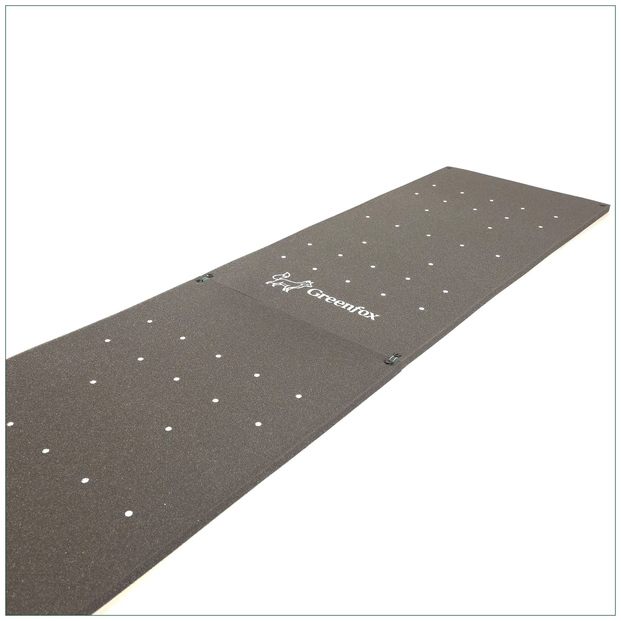 Greenfox Pro-Putt Starter Puttingmatte, 200 cm, anthrazit-weiß, Material: Schaumstoff, Aufnahme 7
