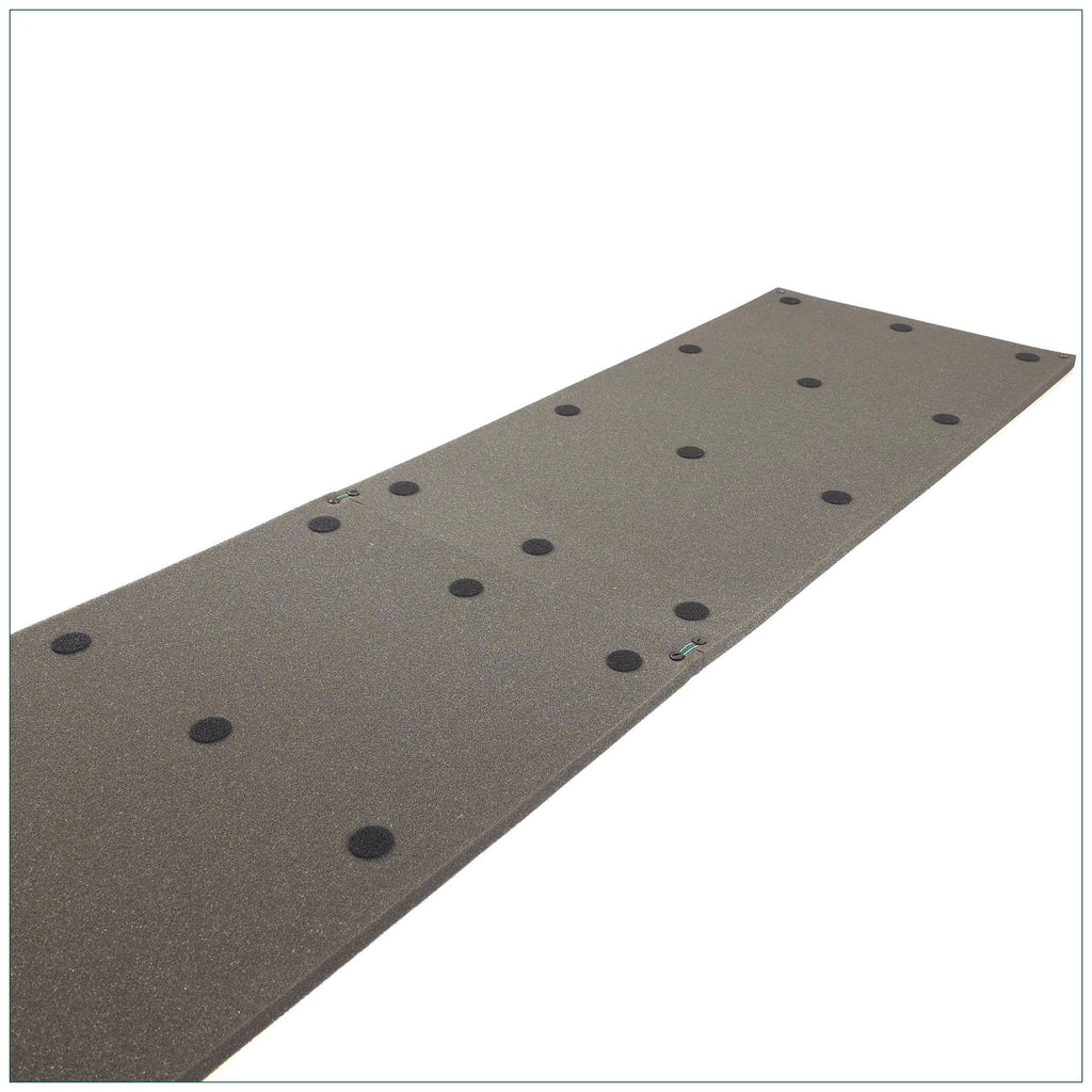 Greenfox Pro-Putt Starter Puttingmatte, 200 cm, anthrazit-weiß, Material: Schaumstoff, Aufnahme 6, Unterseite