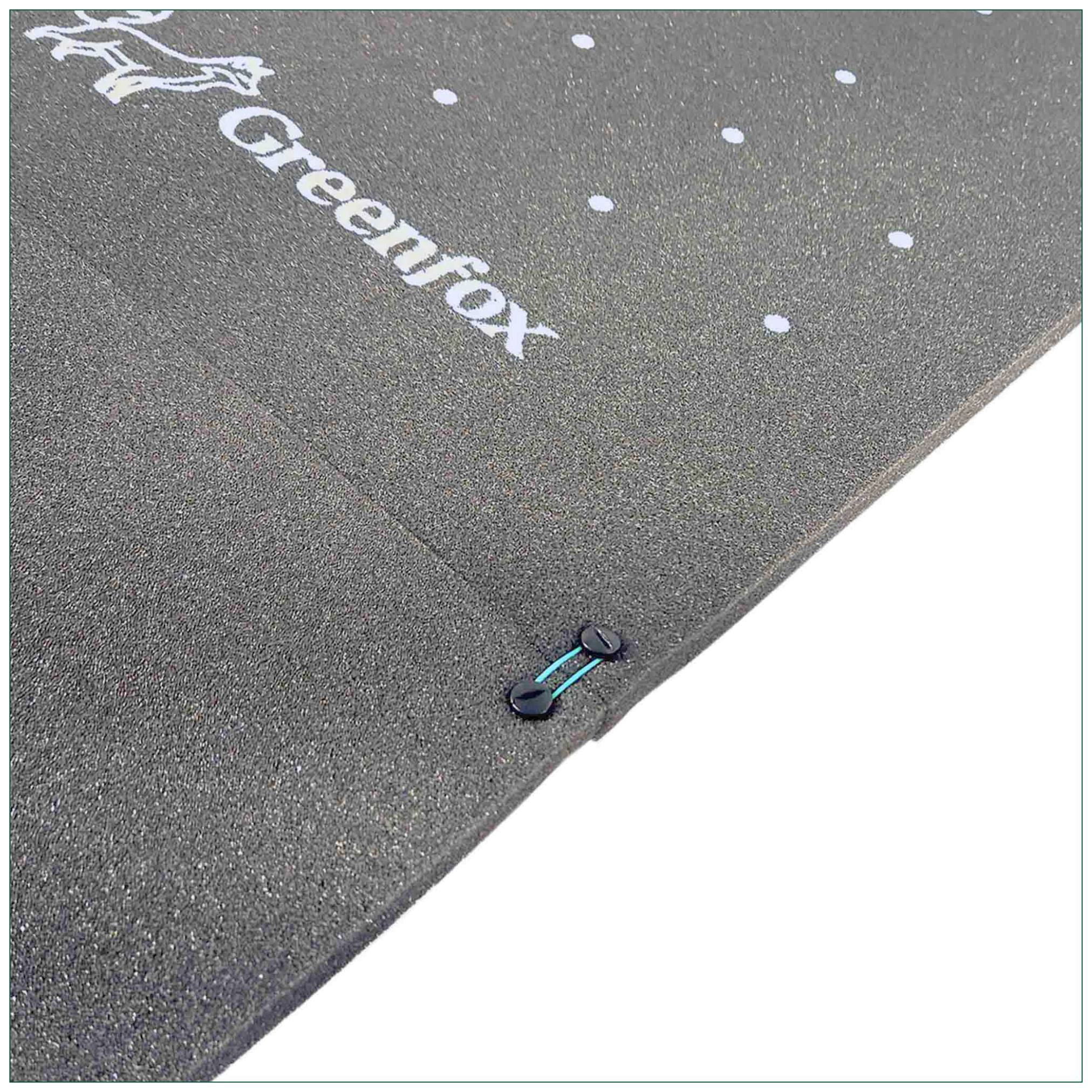 Greenfox Pro-Putt Starter Puttingmatte, 200 cm, anthrazit-weiß, Material: Schaumstoff, Aufnahme 5