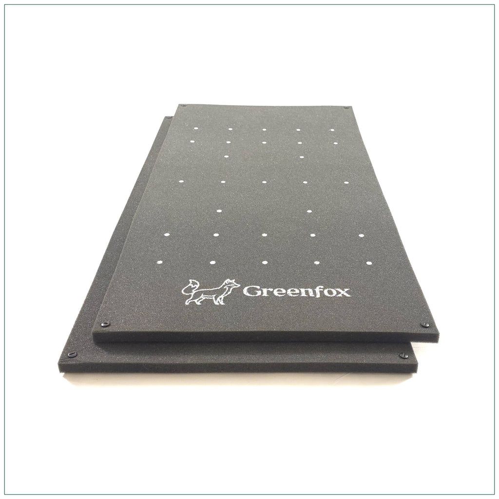 Greenfox Pro-Putt Starter Puttingmatte, 200 cm, anthrazit-weiß, Material: Schaumstoff, Aufnahme 1