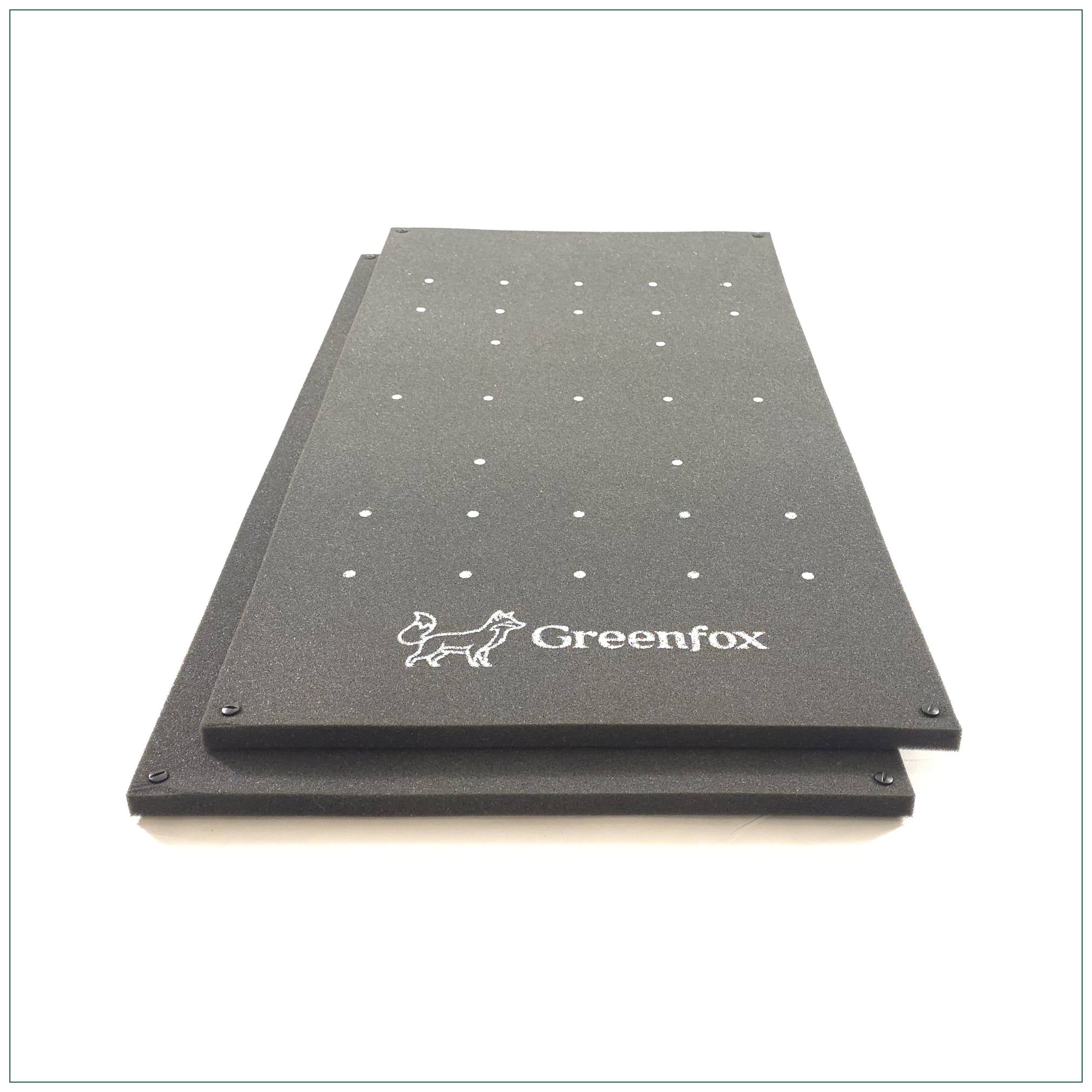 Greenfox Pro-Putt Starter Puttingmatte, 200 cm, anthrazit-weiß, Material: Schaumstoff, Aufnahme 1