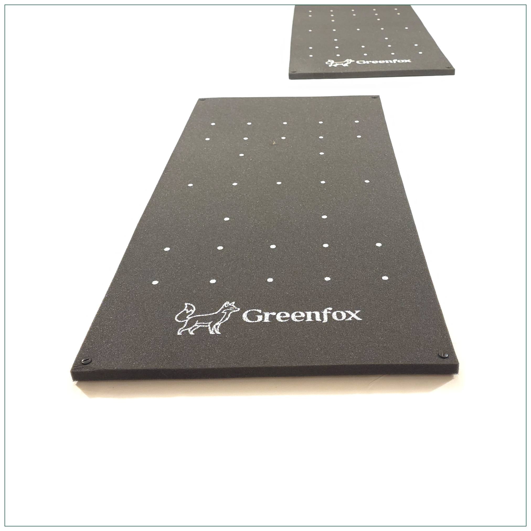 Greenfox Pro-Putt Starter Puttingmatte, 200 cm, anthrazit-weiß, Material: Schaumstoff, Aufnahme 2