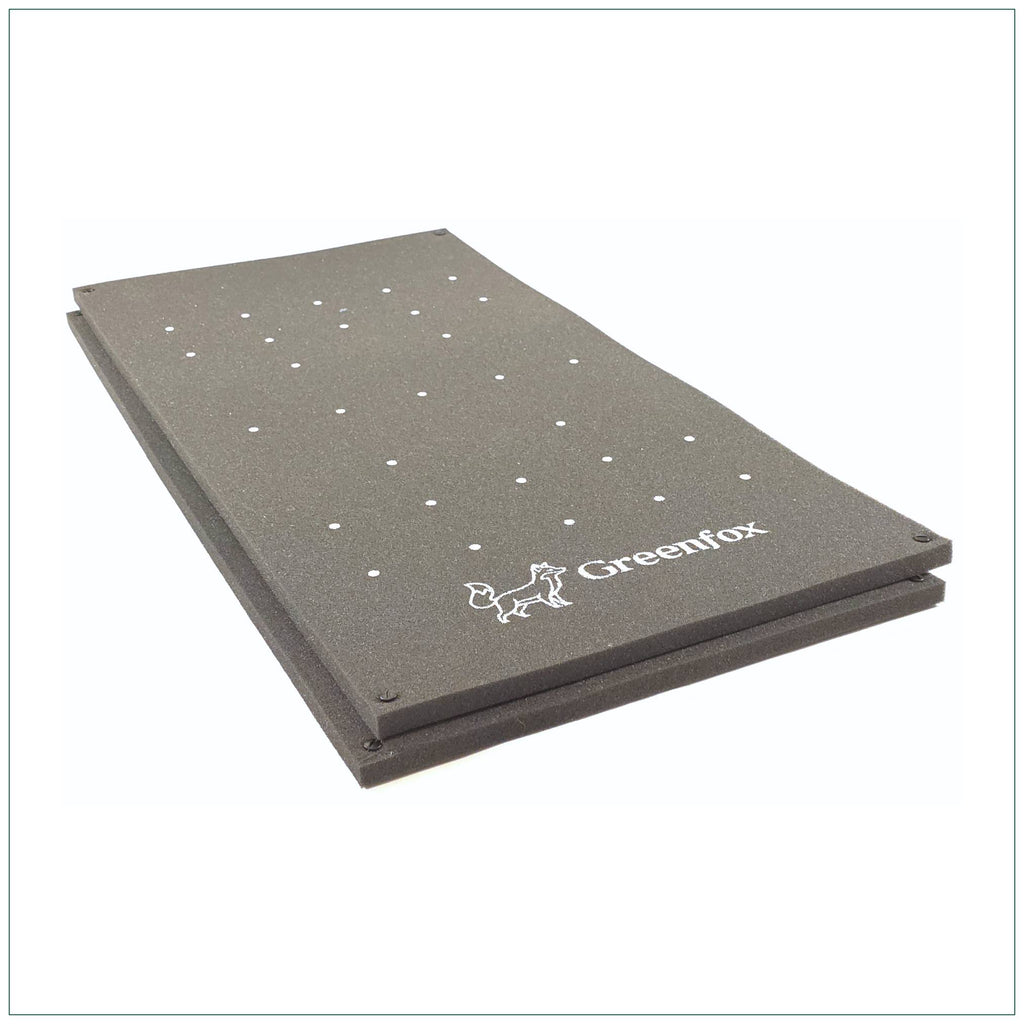 Greenfox Pro-Putt Starter Puttingmatte, 200 cm, anthrazit-weiß, Material: Schaumstoff, Aufnahme 4