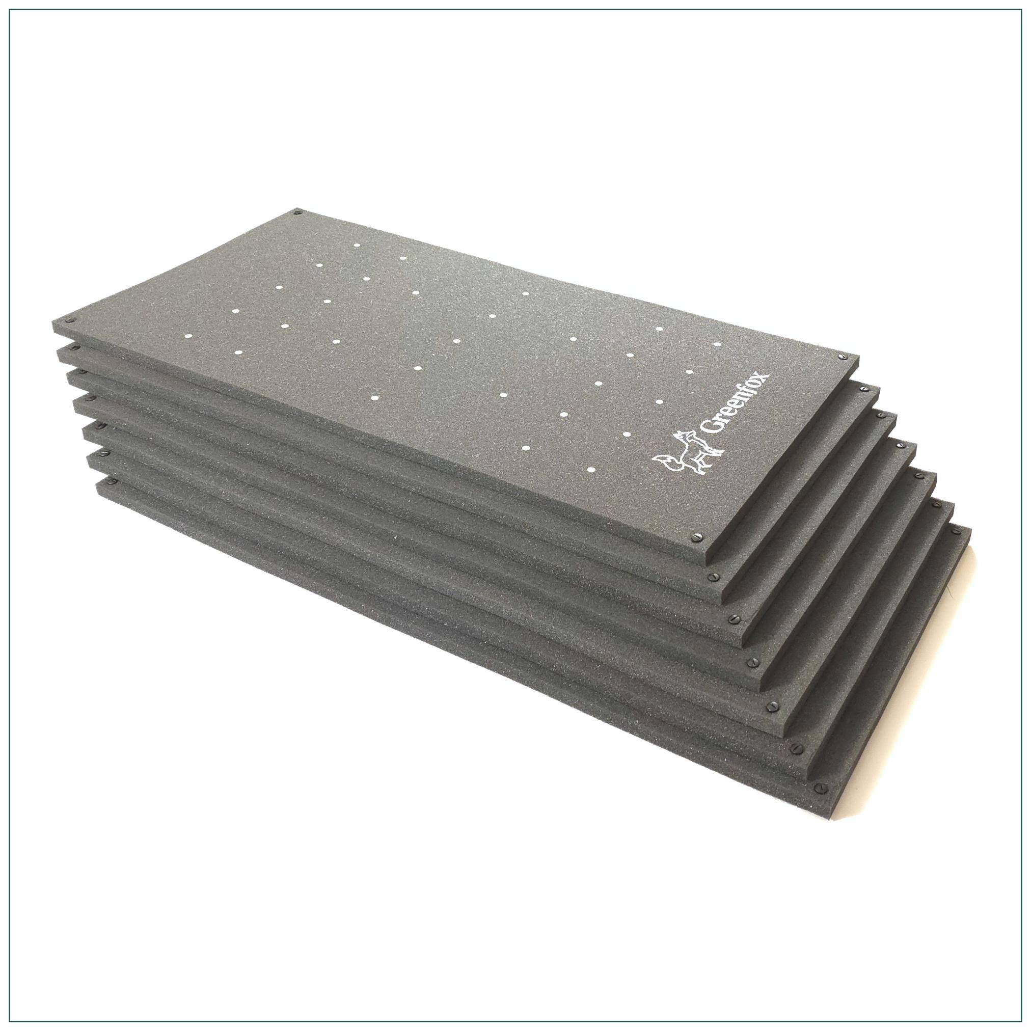 Greenfox Pro-Putt TheGreen Puttingmatte, 700 cm, anthrazit-weiß, Material: Schaumstoff, Aufnahme 3