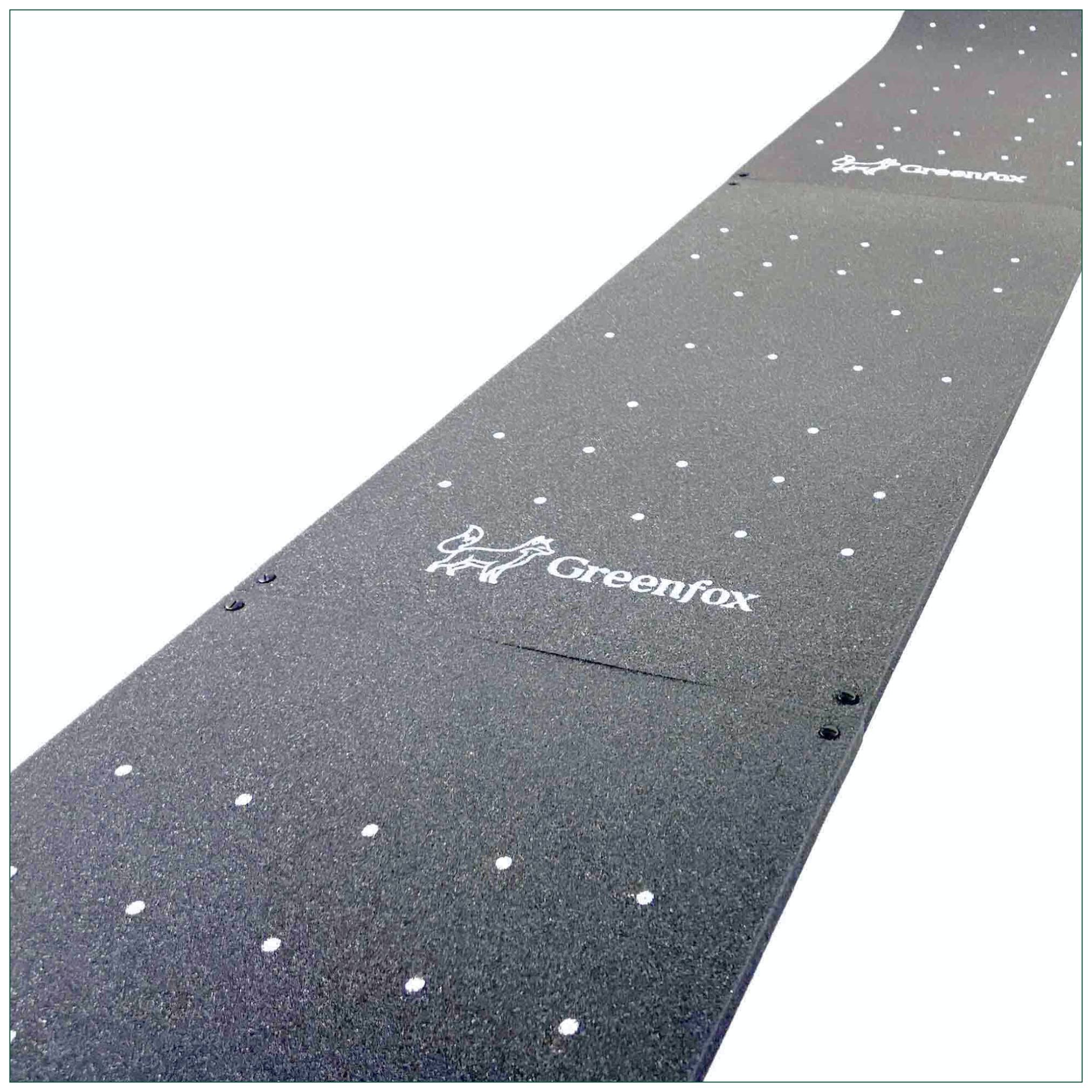 Greenfox Pro-Putt Trainer Puttingmatte, 300 cm, anthrazit-weiß, Material: Schaumstoff, Aufnahme 2