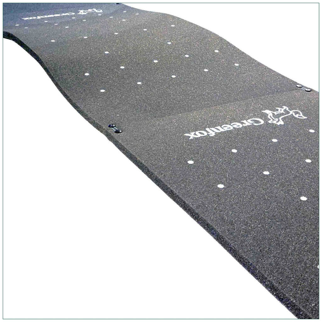 Greenfox Pro-Putt Trainer Puttingmatte, 300 cm, anthrazit-weiß, Material: Schaumstoff, Aufnahme 5