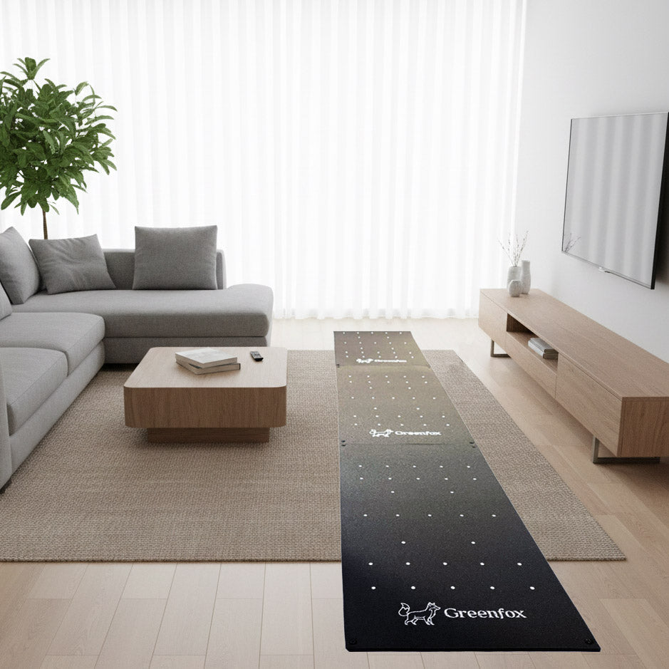 Greenfox Puttingbahn im Wohnzimmer